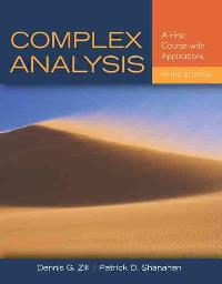 Complex analysis homework help