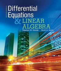 differential equations and linear algebra solutions