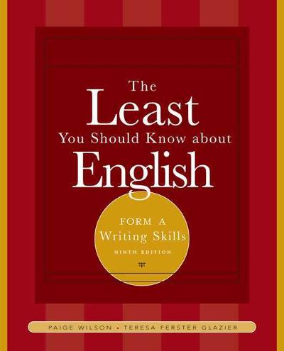 The Least You Should Know about English 9th edition 9781413008944 by Wilson, Paige