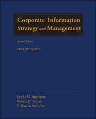 Corporate Information Strategy and Management: Text and Cases (8th edition)