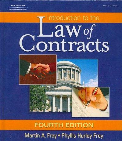 Introduction to the Law of Contracts