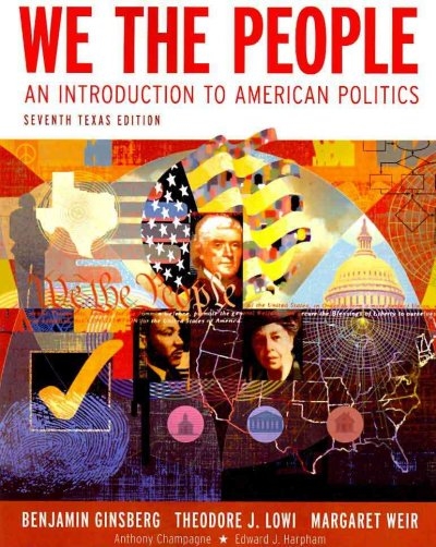 We the People 7th edition 9780393933734 by Ginsberg, Benjamin