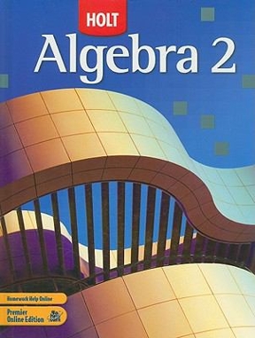 Holt algebra 2 homework help