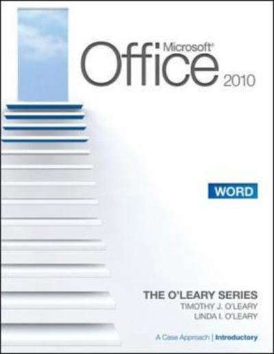 The O'Leary Series: Microsoft Office Word 2013, Introductory 1st edition 9780077400217 by O'Leary, Linda