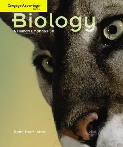 Cengage Advantage Books: Biology: A Human Emphasis 8th edition 9780538757027 by Starr, Cecie