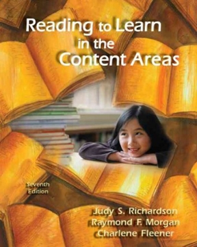 reading to learn in the content areas 7th edition Content area reading: literacy and learning across the curriculum.