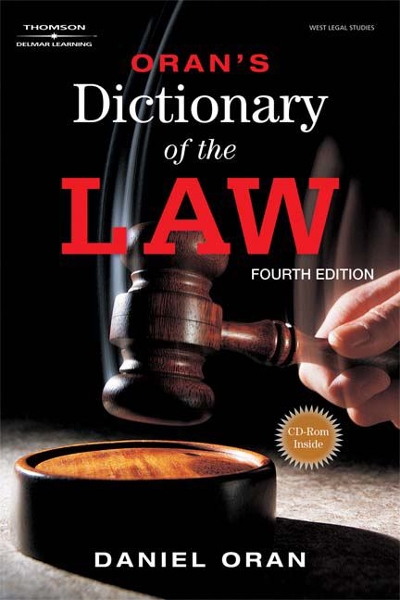 Oran's Dictionary of the Law (Book Only)