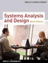 Chapter 5 Cs Solutions Systems Analysis And Design 9th Edition Chegg 