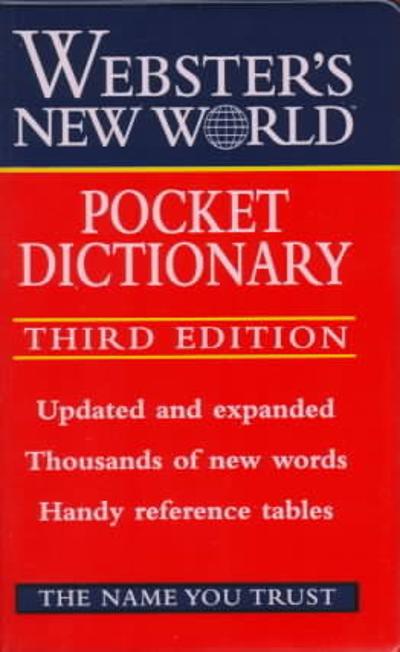 Webster's New World Pocket Dictionary 3rd edition 9780028618876 by Goldman, Jonathan L.