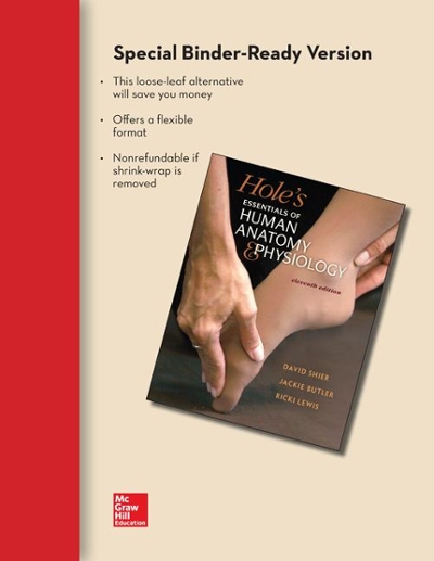 Combo: Hole's Essentials of Human Anatomy & Physiology with Martin Lab Manual 12th edition 9781259168970 by Shier, David
