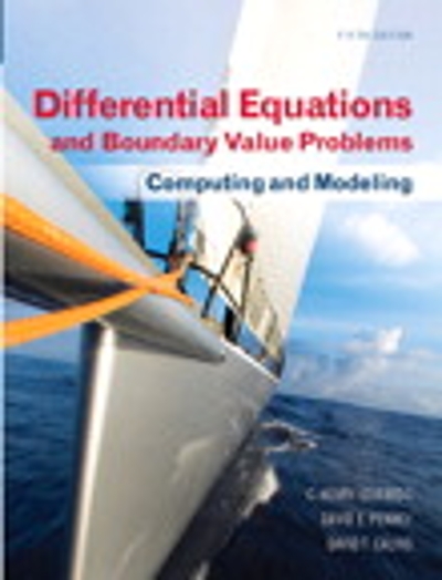 Differential Equations and Boundary Value Problems 5th edition 9780321796981 by Edwards, C. Henry