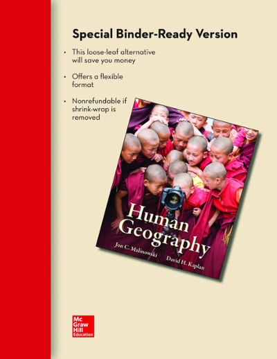 Loose Leaf Version for Human Geography