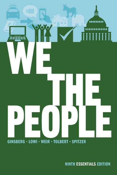 We the People 9th edition 9780393921106 by Ginsberg, Benjamin