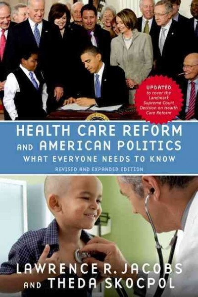 Health Care Reform and American Politics 2nd edition 9780199976133 by Jacobs, Lawrence R.