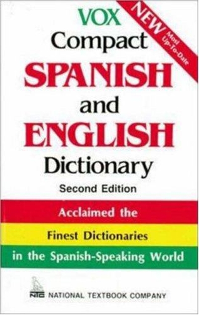 Vox Compact Spanish and English Dictionary 2nd edition 9780844279862 by