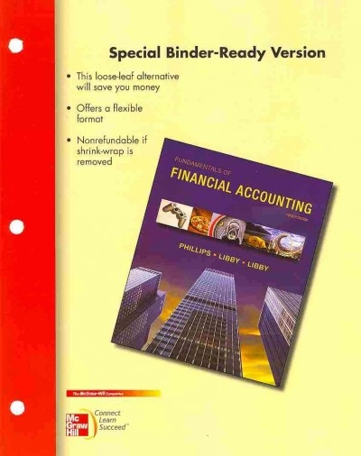 Loose-leaf for Fundamentals of Financial Accounting