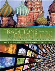 Traditions Amp Encounters A Brief Global History Volume 2