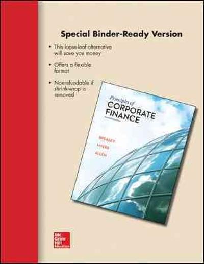 Loose-leaf  for Principles of Corporate Finance