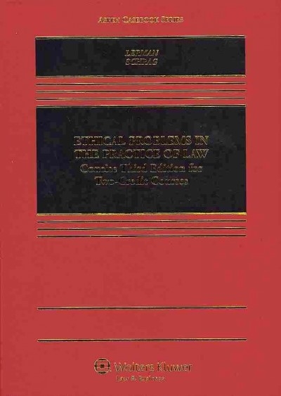 Ethical Problems in the Practice of Law
