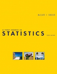A first course in statistices mcclave sincich homework help
