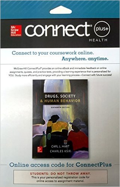 Connect Access Card for Drugs, Society, and Human Behavior 16th edition 9781259314742 by Hart, Carl