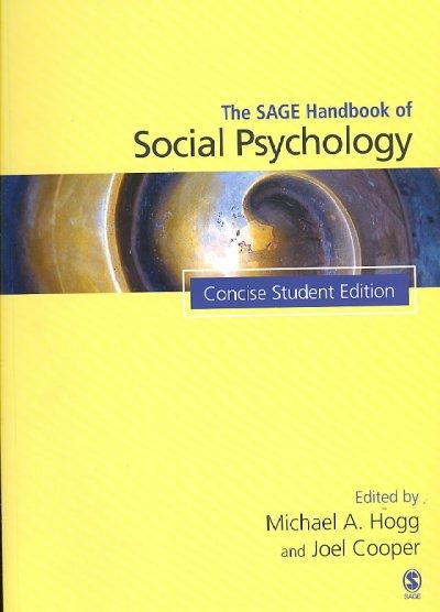 The SAGE Handbook of Social Psychology