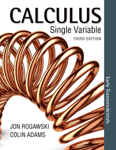 Loose-leaf Version for Calculus Early Transcendentals Single Variable 3rd edition 9781464193767 by Rogawski, Jon