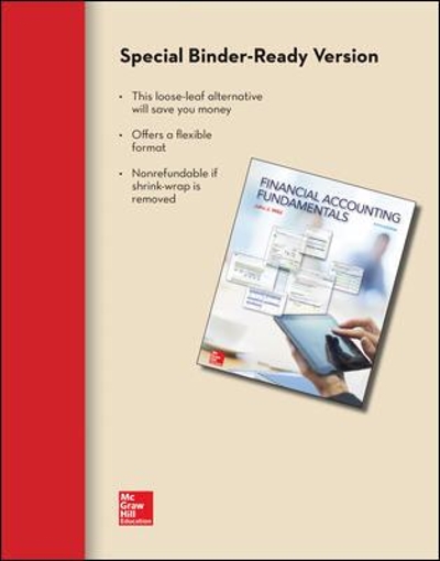 Loose-Leaf for Financial Accounting Fundamentals 5th edition 9780077633219 by Wild, John