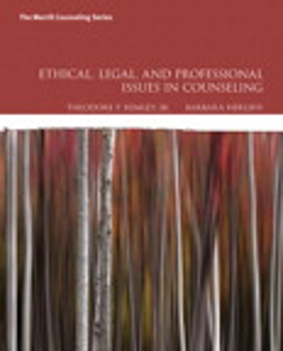 Ethical, Legal, and Professional Issues in Counseling 5th edition 9780134061641 by Remley Jr., Theodore P.