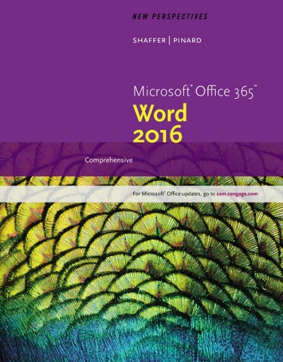 New Perspectives Microsoft Office 365 & Word 2016