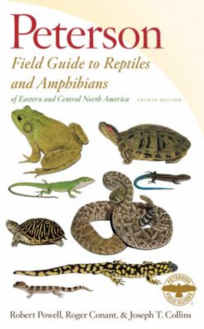 Peterson Field Guide to Reptiles and Amphibians of Eastern and Central North America, Fourth Edition 4th edition 9780544129979 by Powell, Robert