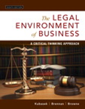 Legal Environment Of Business The A Critical Thinking Approach Subscription Rent 9780134129365 Chegg Com