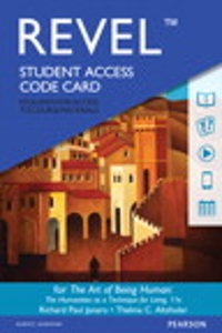 Revel for The Art of Being Human The Humanities as a Technique for