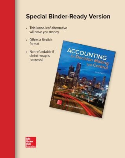 Loose Leaf for Acct. for Decision Making and Contr