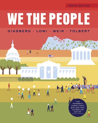 We the People 10th edition 9780393906226 by Ginsberg, Benjamin