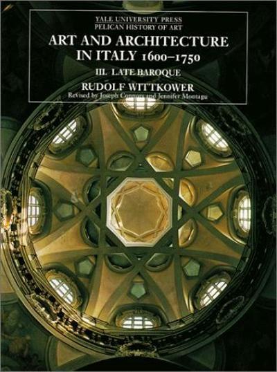 Art and Architecture in Italy, 1600â€“1750