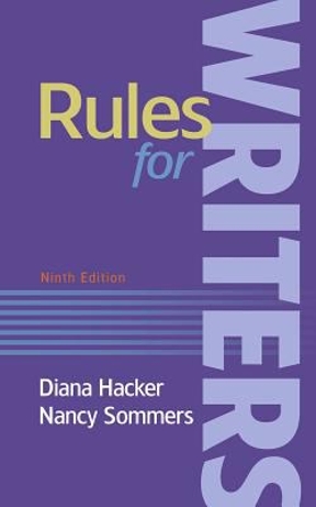 Rules For Writers Rent 9781319057428 Chegg 