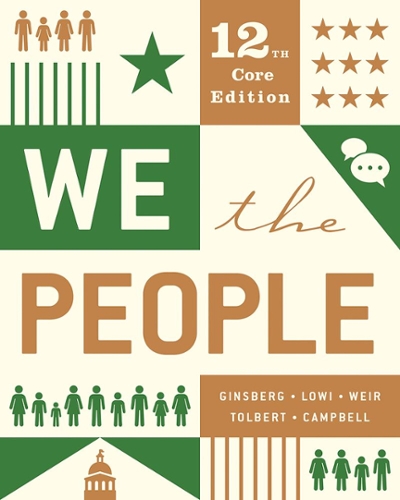 We the People 12th edition 9780393679632 by Ginsberg, Benjamin