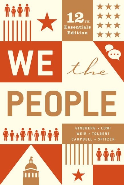 We the People 12th edition 9780393679670 by Ginsberg, Benjamin