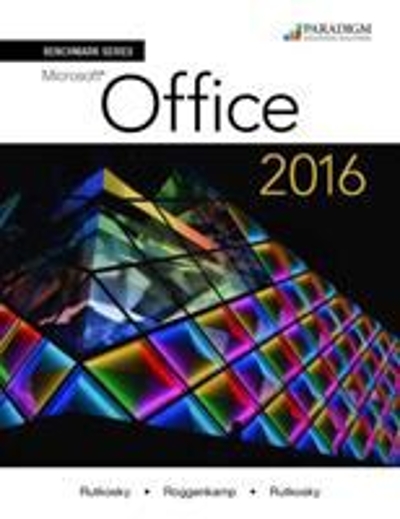 Benchmark Series: Microsoft (R) Office 2016: Text with physical eBook code