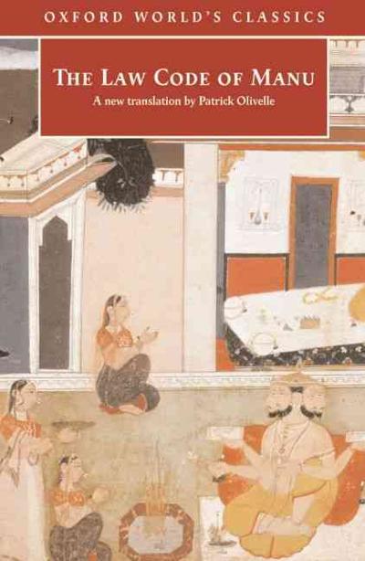 The Law Code of Manu 9780192802712 by Olivelle, Patrick