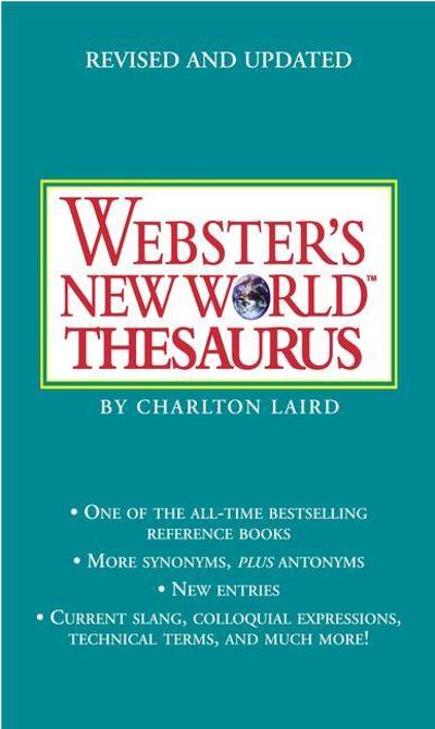 Webster's New World Thesaurus 3rd edition 9781416533283 by Webster's New World