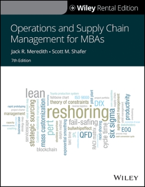 Operations And Supply Chain Management For Mbas Rent 9781119563075 Chegg Com