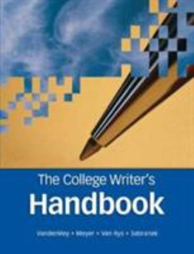 Student Grammar Exercise Booklet for VanderMey/Meyer/Van Rys/Sebranek's The College Writer's Handbook 1st edition 9780618491711 by VanderMey, Randall