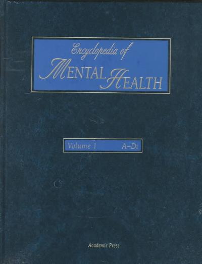 Encyclopedia of Mental Health, Three-Volume Set