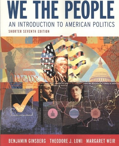 We the People 7th edition 9780393932676 by Ginsberg, Benjamin