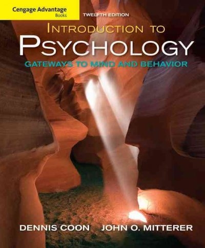 Cengage Advantage Books: Introduction to Psychology