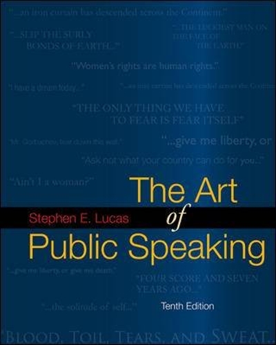 The Art of Public Speaking with Connect Lucas 10th edition 9780077306298 by Lucas, Stephen